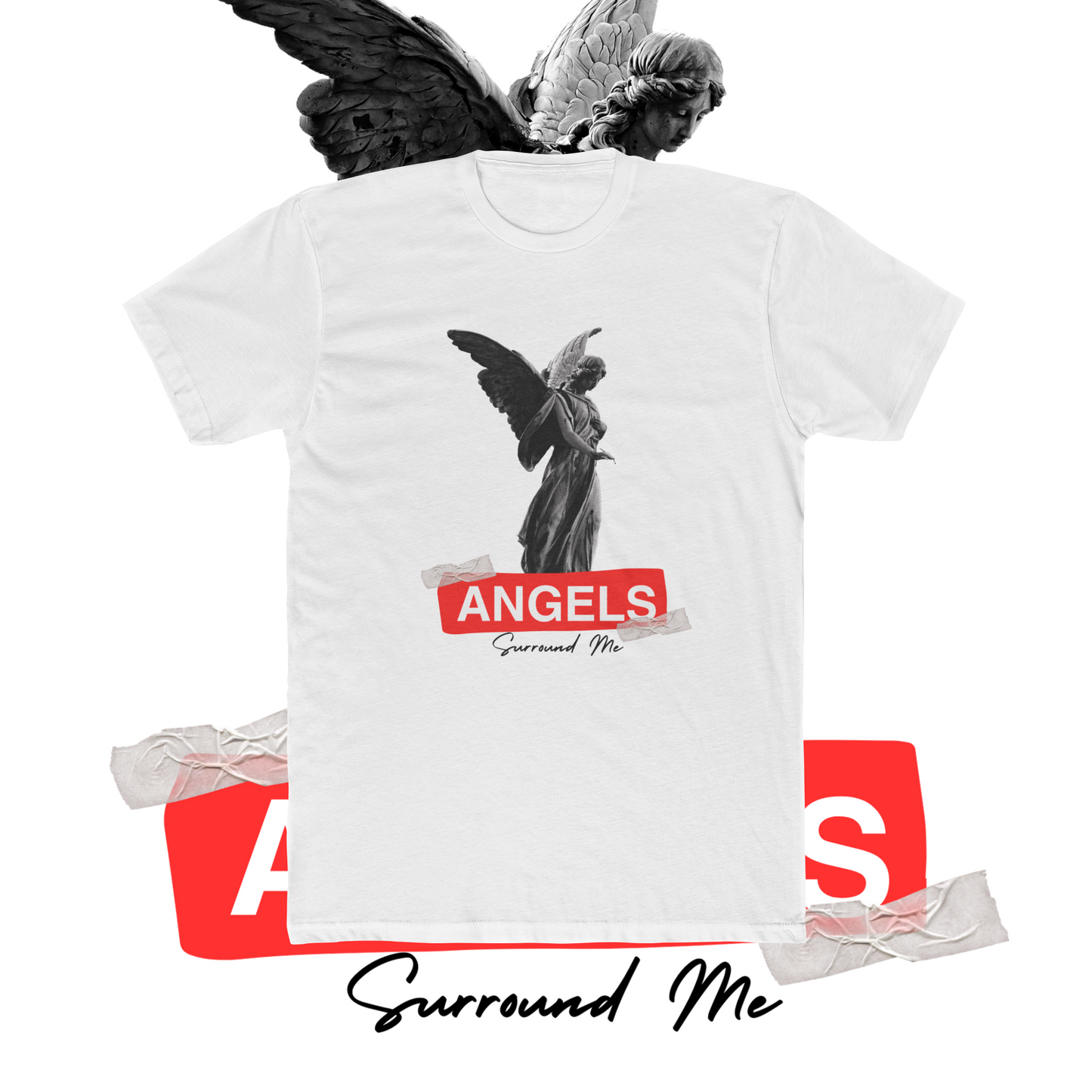 Angels Surround Me tee